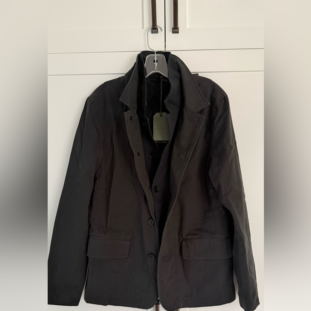 All Saints Charcoal Jacket